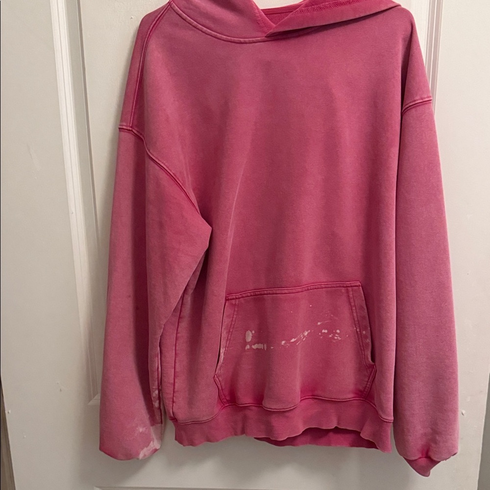 Pink Oversized Women's Hoodie